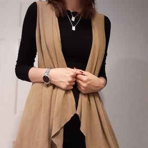 Knit Beige Vest